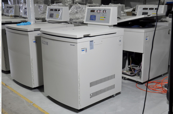 GL21M 21000rpm ফ্লোর টাইপ আল্ট্রা হাই স্পিড সেন্ট্রিফুগ রেফ্রিজারেটর সর্বোচ্চ। RCF 48900 x g সর্বোচ্চ। ধারণক্ষমতা 3000ml