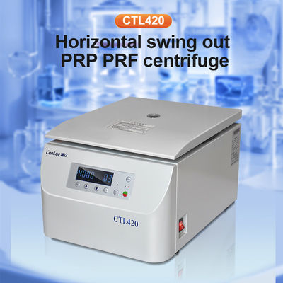 CTL420 প্লাজমা বিচ্ছেদ পরীক্ষাগার কেন্দ্রীয় PRP ডিসি ব্রাশহীন মোটর সঙ্গে স্বয়ংক্রিয় ভারসাম্য কেন্দ্রীয়