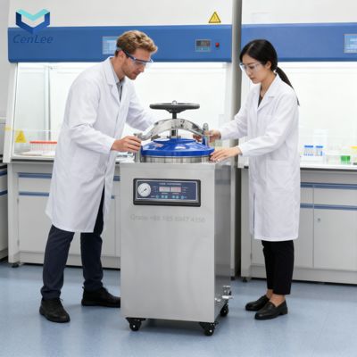 ভালো দাম Automatic Control Vertical Sterilizer with LCD Touch Screen অনলাইন